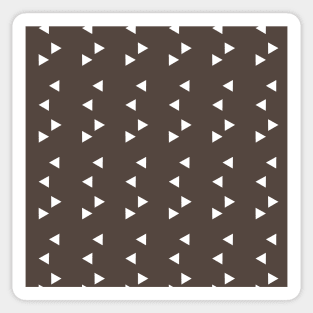 Cappuccino Brown Triangle #home #decor #geometric #abstract #art Sticker